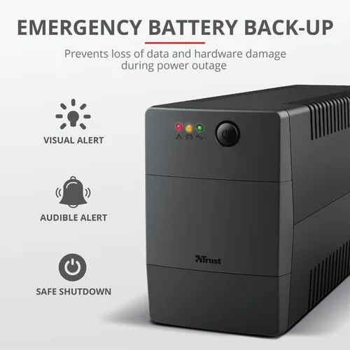 Trust PAXXON 800VA / 480W - 2 prises — vue 2