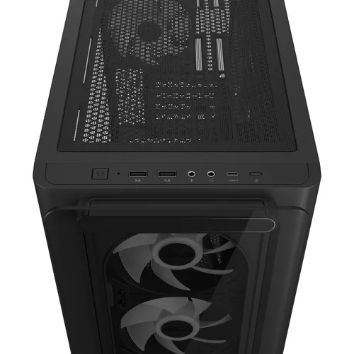 Asus A23 PLUS TG ARGB Noir - MT/Sans Alim/mATX — vue 6