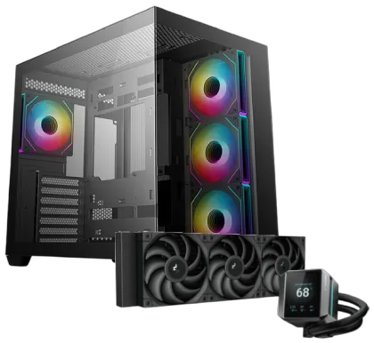 CG530 4F + Watercooling LCD Mystique 360 Noir