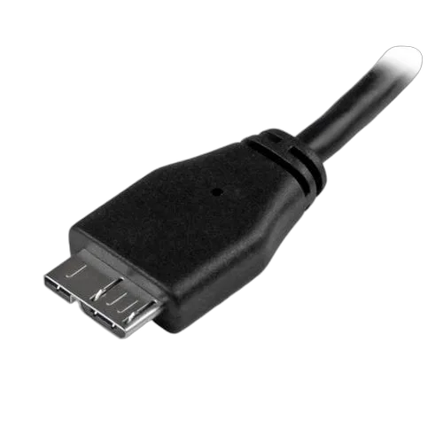 StarTech 3m 10ft Slim USB 3.0 Micro B Cable -M/M — vue 3