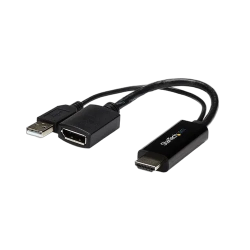 Adaptateur HDMI vers DP mâle/femelle - 15,2cm
