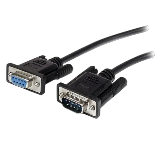 StarTech 0.5m Straight Through Serial Cable MF BK — vue 1