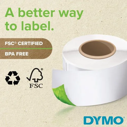 Dymo WHITE NAME BADGE LABELS — vue 10