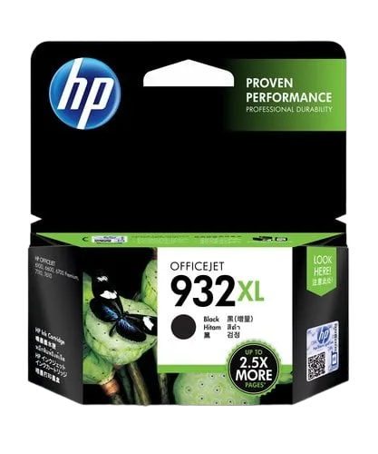 HP 932XL Black Officejet Ink Cartridge — vue 1