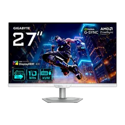 Gigabyte M27UP ICE - 27" 4K 160Hz FHD 320Hz Fast-IPS Compatible G-Sync Blanc