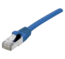 Dexlan Câble RJ45 Cat7 S/FTP - 1m - Bleu