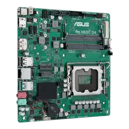 ASUS PRO H610T D4-CSM LGA1700 DDR4 1xHDMI 2.1 1xDP 1xPCIe 2xM.2 2xSATA 4xUSB Thin Mini ITX MB