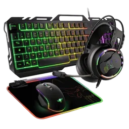 Spirit Of Gamer 4 en 1 Ultimate 300 - Clavier/Souris/Tapis/Casque