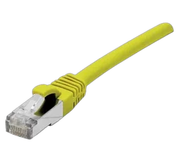 Dexlan Câble RJ45 Cat7 S/FTP - 0.5m - Jaune