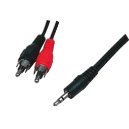 Câble Audio Jack 3.5 vers 2xRCA mâle/mâle - 5m