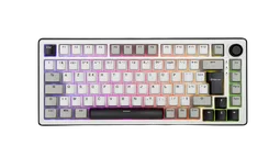 The G-LAB Keyz Elite 300 WG 75% - Mécanique - Sans-Fil - RGB - Blanc/Gris
