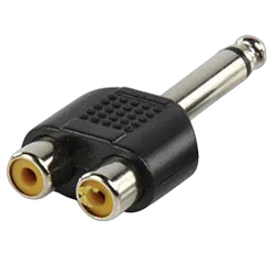 Adaptateur RCA mono mâle/mono femelle