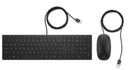 HP Clavier et souris filaires HP Pavilion 400 Noir