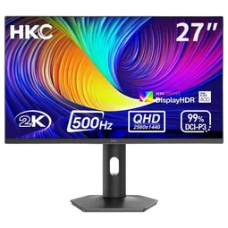 HKC GS27QHS - 27" OLED QHD 500Hz 0,03ms Pivot Compatible G-Sync FreeSync