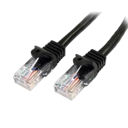 StarTech 3m Black Snagless UTP Cat5e Patch Cable