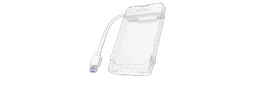 ICY BOX externes 2,5 Zoll FestplattengehÃ¤use, USB 3.0, IB-AC703-U3 - weiÃŸ