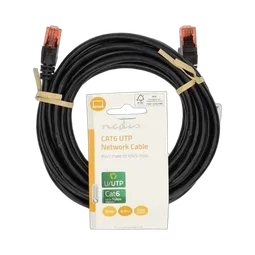 Nedis Câble RJ45 Cat6 U/UTP - 5m - Noir