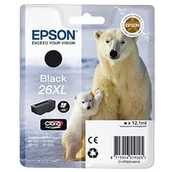 Epson Cartouche d'encre Noir 26XL