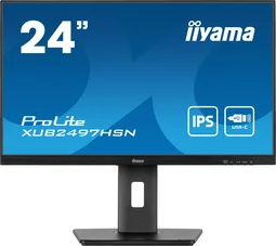 Iiyama PROLITE XUB2497HSN-B1 - 23.8" FHD 100Hz IPS 1ms USB-C dock et RJ45 Adaptive Sync-Seconde Vie-Très Bo