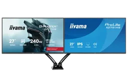 Iiyama 27" FHD 240Hz Fast-IPS G-Sync + 27" FHD 120Hz + Bras double