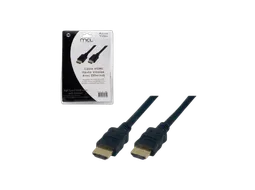 MCL Samar Câble HDMI HighSpeed + Ethernet mâle/mâle - 2m - Noir