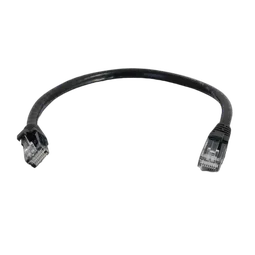 C2G Cbl/0.5M Black CAT6PVC SLess UTP C