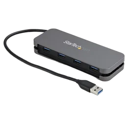 StarTech 4 Port USB 3.0 Hub 5Gbps 4A - 11in Cable