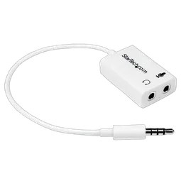 StarTech Headset Splitter 4 Pin to 2x 3 Position