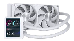 Corsair NAUTILUS II 240 RS LCD - 240mm - Blanc