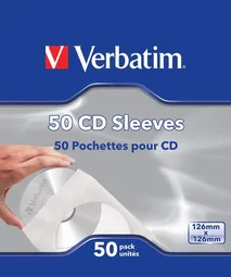 Verbatim Paper Envelopes/Paper 50 cd's