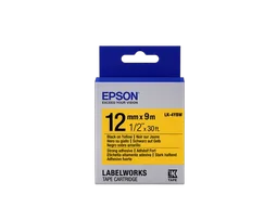 Epson TAPE - LK-4YBW STRNG ADH BLK-/Y