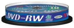 Verbatim DVD-RW/4.7GB 4xspd Serl Spindle 10