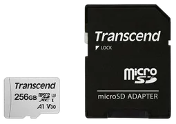 Transcend 256GB microSD w/adapter UHS-I U3 A1