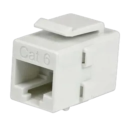 StarTech White Cat 6 RJ45 Keystone Jack Coupler