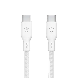 Belkin Câble USB-C vers USB-C - 2m - 100W - Blanc - CAB014BT2MWH