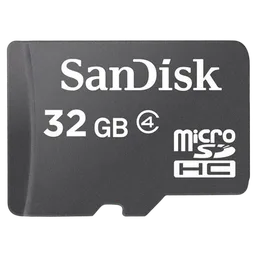 SanDisk 32GB microSDHC Class 4 Mem Card