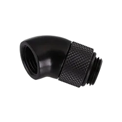 CONSTRUCTEUR Fitting coudé rotatif 45° noir - 14mm