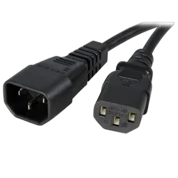 StarTech 1m PC Power Cord Extension C14 to C13
