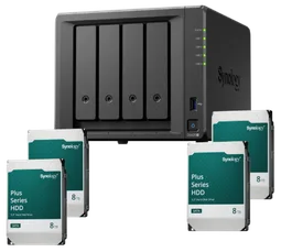 Synology DS425+ - 4 Baies avec 4 disques de 8To SATA III
