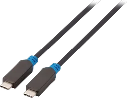 Câble USB-C 3.1 mâle/mâle - 1m - Gris