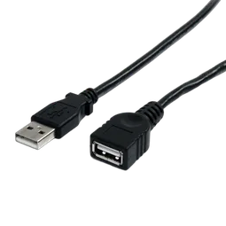 StarTech 3 ft Black USB Extension Cable A to A