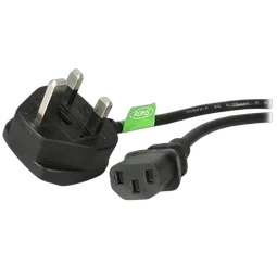 StarTech 3m UK Power Cord - 3 Pin Mains Lead