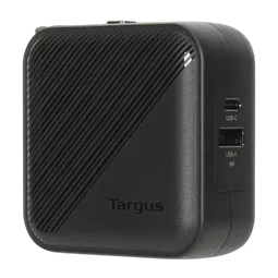 Targus Chargeur mural PowerElite GaN 65W - 2 ports - Noir