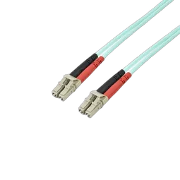 StarTech 2m 10 Gb Aqua Fiber Patch Cable LC/LC