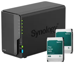 Synology DS225+ - 2 Baies avec 2 disques de 8To HAT3310-8T