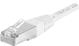 DEXLAN Cordon RJ45 catégorie 6A F/UTP blanc - 5 m