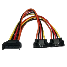 StarTech 6in Latching SATA Power Y Splitter Cable