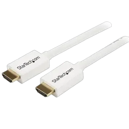 StarTech 10 ft White CL3 In-wall HDMI Cable - M/M