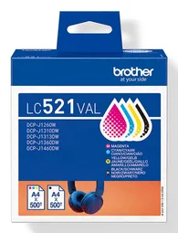 Brother Cartouche d'encre LC521 - 4 couleurs