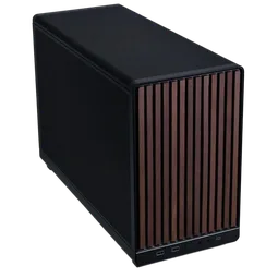 Lian-Li A3-mATX Wood Edition Noir - mT/SansAlim/mATX